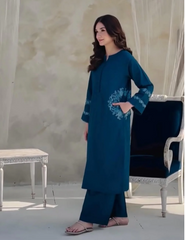 Cornflow Pocket Enmbroidered 2pcs FZ Collection