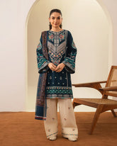 Zarqash 3pc Dress(Farshi Shalwar)