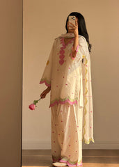 Melvion 3pc Embroidered Dress (Farshi Shalwar)