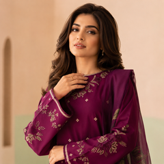 Kainat 3pc Embroidered Dress(Farshi Shalwar)