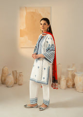 Jugnu Embroidered 3pcs(Stitched)