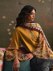 Sunehri 3pc Embroidered Dress(Farshi Shalwar)