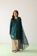 Aira 3pc Embroidered Dress (Farshi Shalwar)