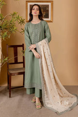 Zamrud Noor Embroidered 3pc Dress