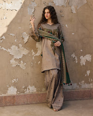 Butter Printed 3pc Dress