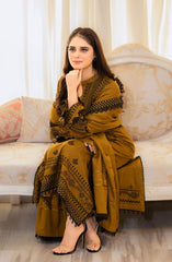 Ghazal Embroidered 3pc Dress
