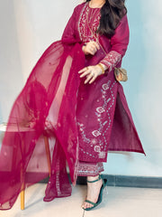 Rangoon Embroidered 3pcs