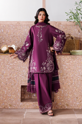 Kinza 3pc Embroidered Dress
