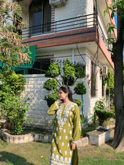 ,,,,Emily Long Kurti (Foam print) FZ Collection