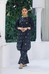 ,,Dastoor Plazo,2pc Embroidered FZ Collection