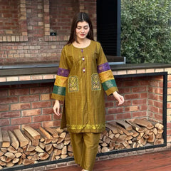 Cotton Self Embroidery FZ Collection