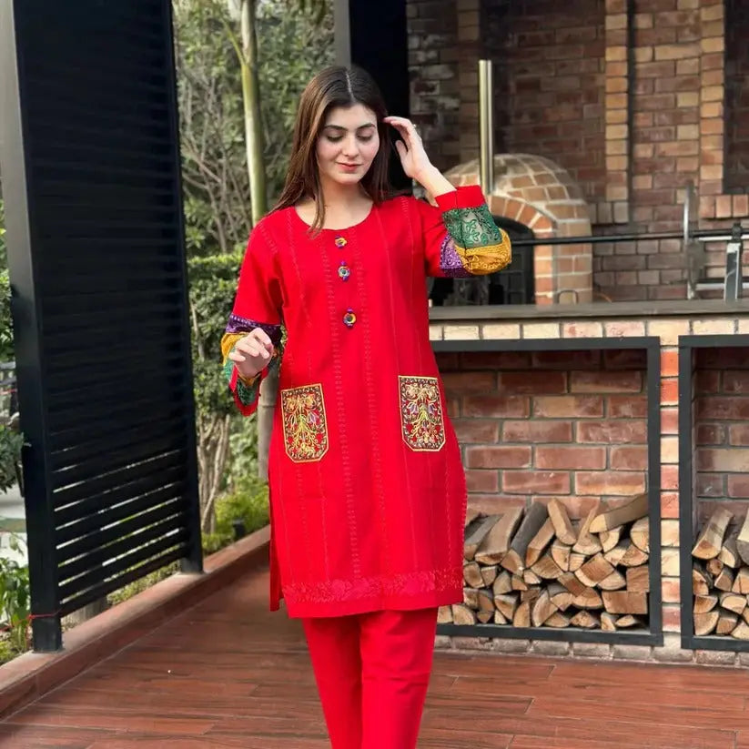 Cotton Self Embroidery FZ Collection
