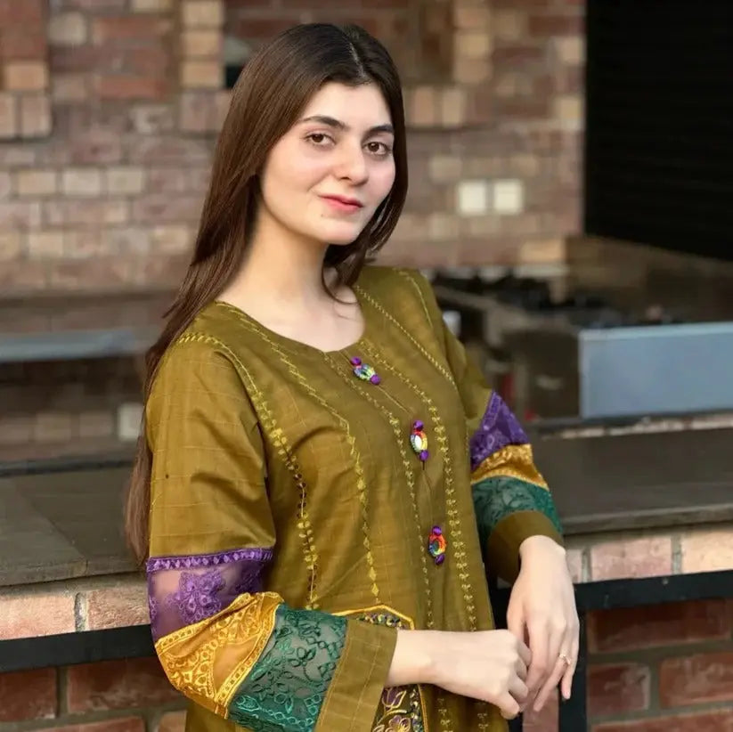 Cotton Self Embroidery FZ Collection