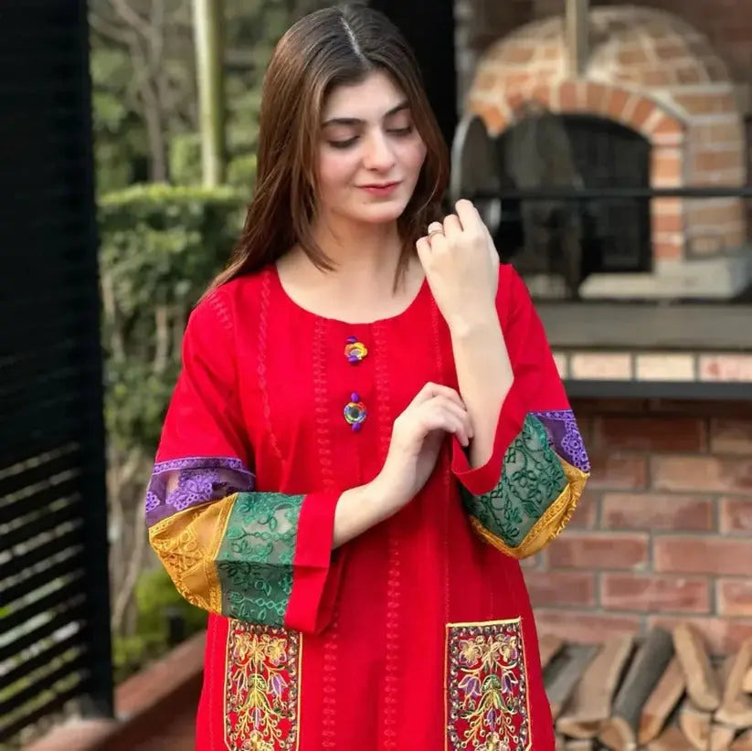Cotton Self Embroidery FZ Collection