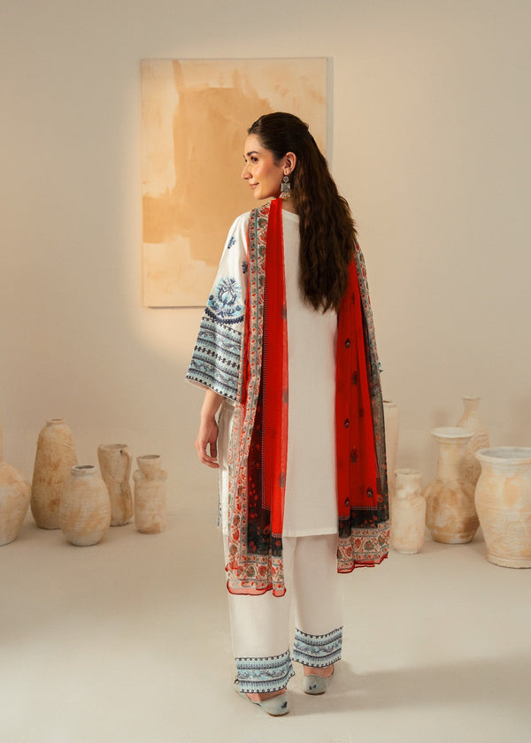 Jugnu Embroidered 3pcs(Stitched)