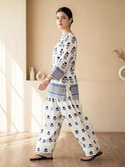 Azure Bloom 2pc Dress(Farshi Shalwar)