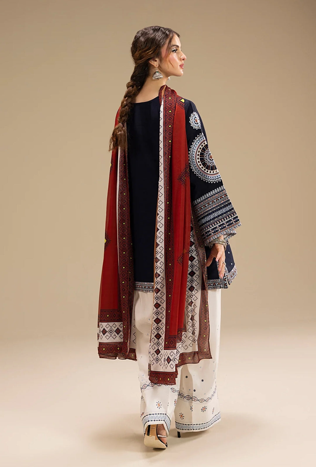 Arzu Full Embroidered 3pcs