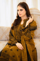Ghazal Embroidered 3pc Dress