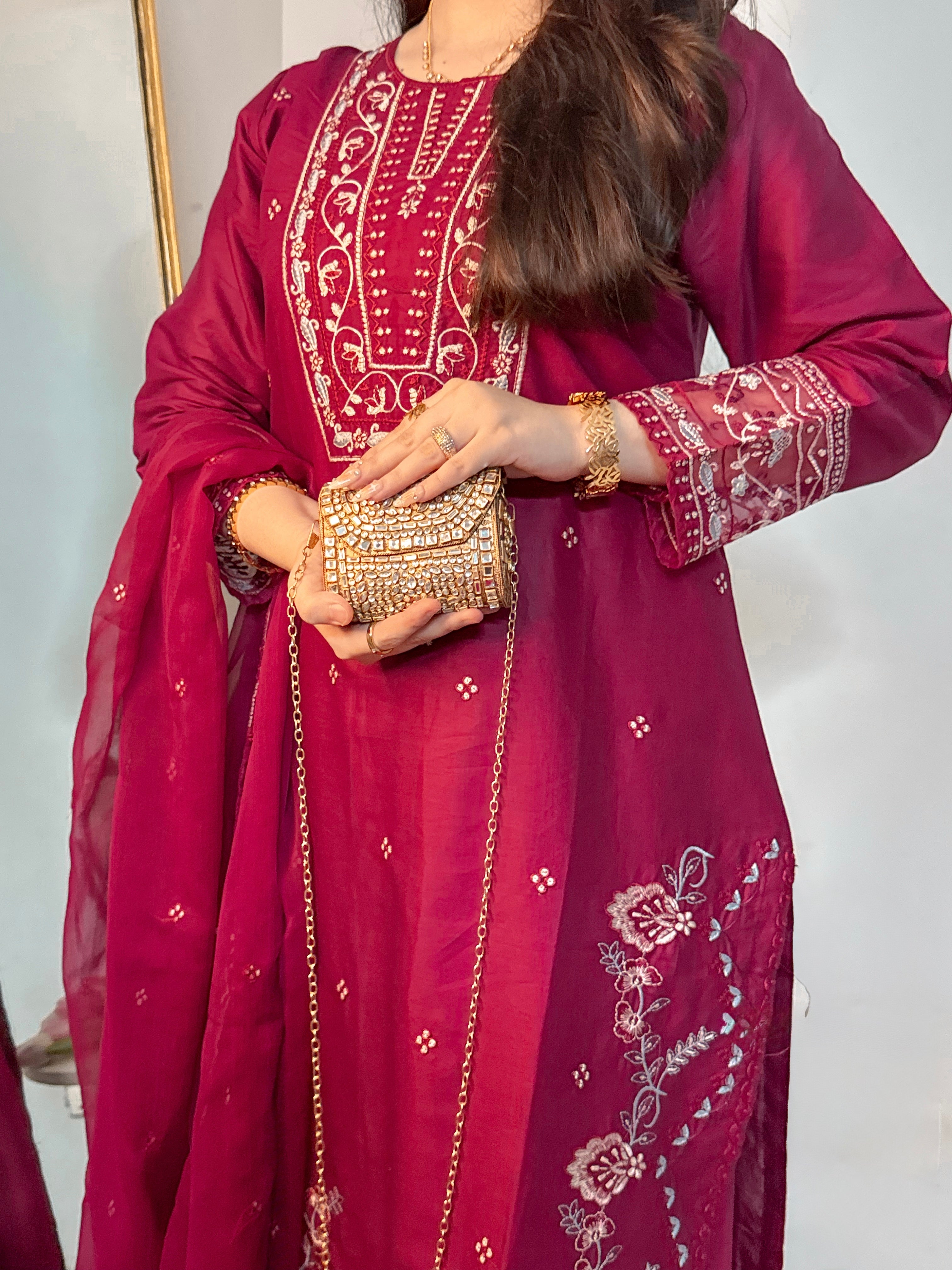 Rangoon Embroidered 3pcs