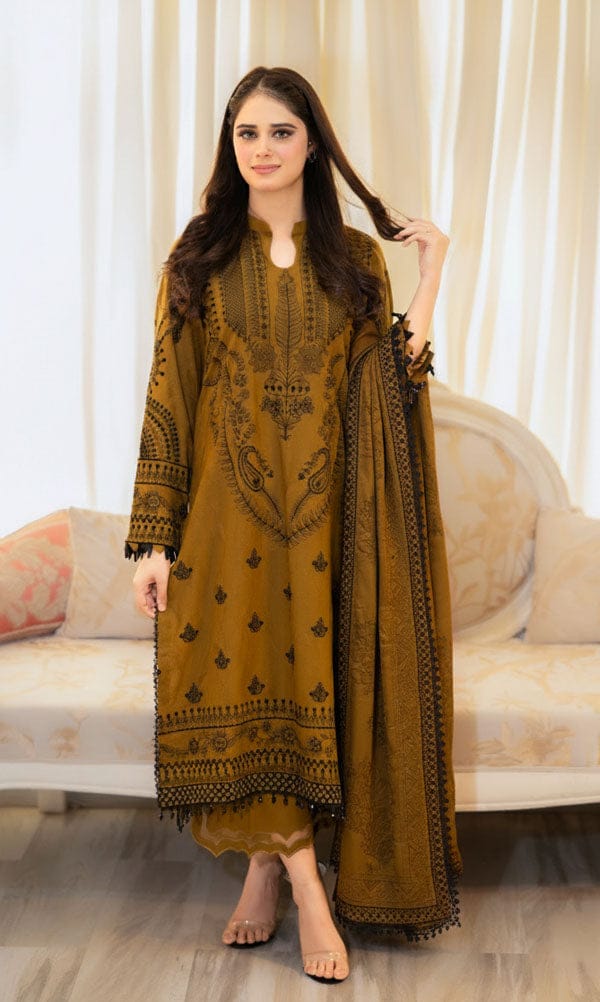 Ghazal Embroidered 3pc Dress