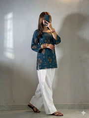Anarkali 2pc Embroidered Dress(farshi Shalwar)