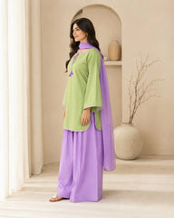 Green Parrot 3pc Dress(Farshi Shalwar)