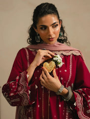 Gulali 3pc Embroidered Dress (Farshi Shalwar)