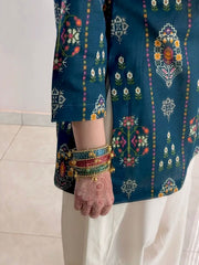 Anarkali 2pc Embroidered Dress(farshi Shalwar)
