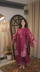 Husna 3pc Embroidered Dress