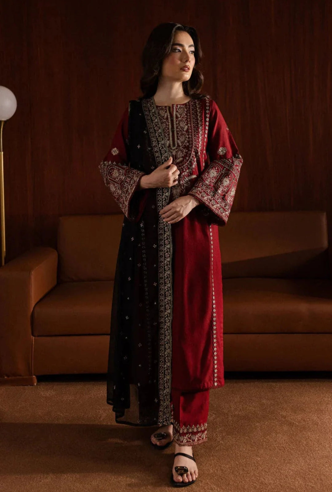 Minsa Embroidered 3pcs