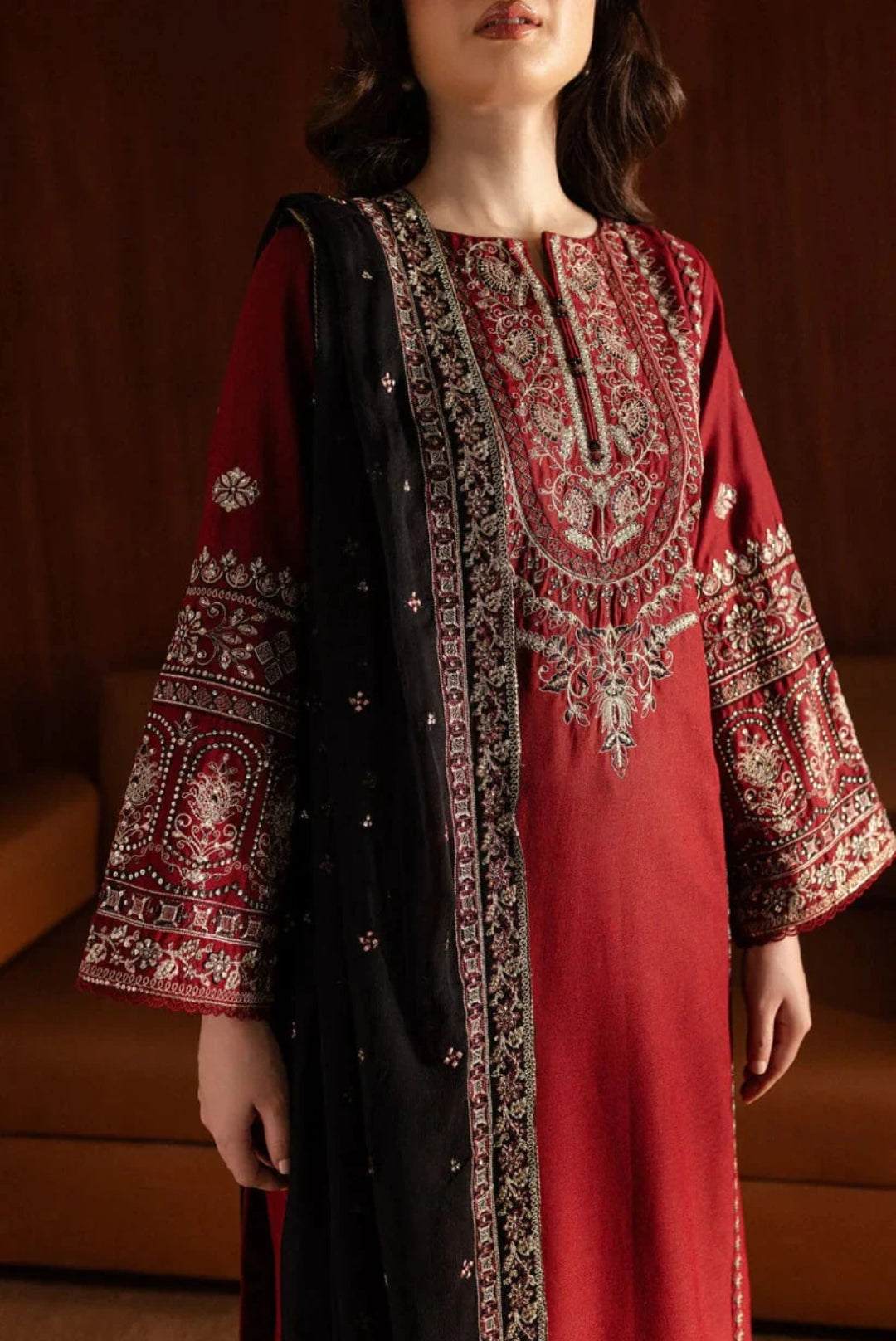 Minsa Embroidered 3pcs